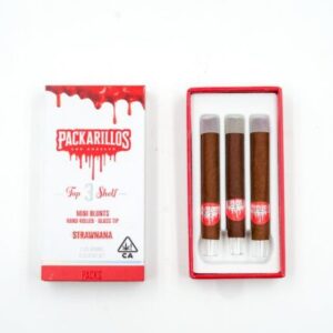 Buy Packwoods Packarillos Strawnana 3 Mini Blunts in Germany