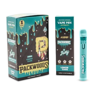 Buy Packwoods Long Edition 1g Disposable x Runtz Lemon Cake Vape available in Berlin