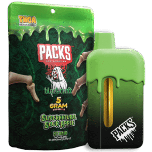 Buy Packwoods Blackcraft THCa Diamonds 5g Disposable Vape – Supernatural Sour Apple (Hybrid) in Germany